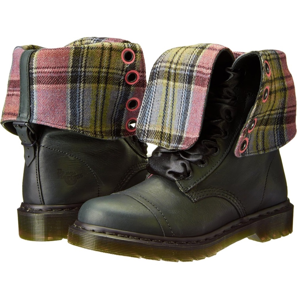 Doc Martin Triumph Lace Up Black Boots 7
